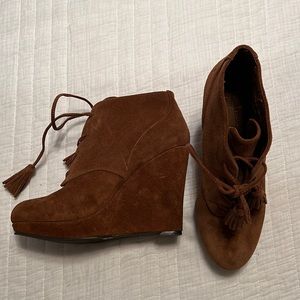Jessica Simpson Tassel Tie Booties